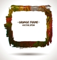 Trendy grunge frame vector image