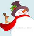 Snowman vector image