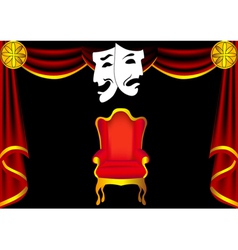 Drama Stage vector image