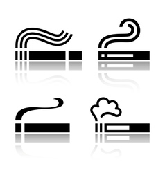 Set of Cigarettes vector image