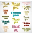 Thank You signature vector image