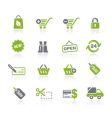 Shopping icons vector image