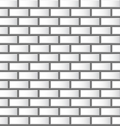 White Relief Wall Tiles Background - Seamless vector image