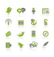 Social media icons vector image