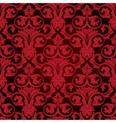 Red seamless wallpaper vector image