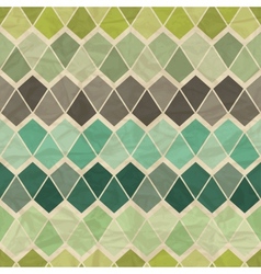 Seamless retro geometric pattern vector image