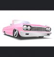American convertible car vector image