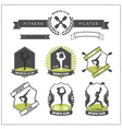 Set of sports clubs badges vector image