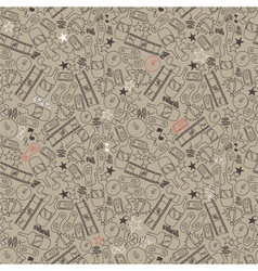 Seamless texture in grunge style vector image