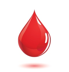 Blood drop vector image