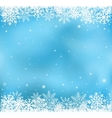 Blue snow mesh background vector image