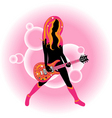 Acoustic guitar vector image