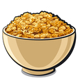 Tasty cornflakes vector image