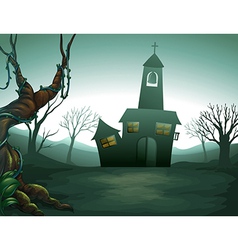 The grave yard vector image