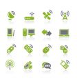 Wireless and communications vector image