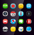 Mobile phone apps vector image