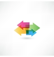 Arrow objects vector image