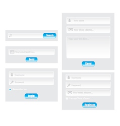 Web site design vector image