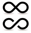 Infinity symbol vector image