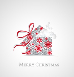 Christmas present vector image