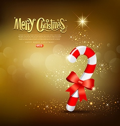 Candy cane vector image