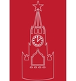 Moscow Kremlin vector image
