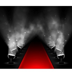 Red carpet vector image