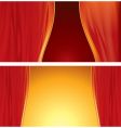 Stage curtain vector image