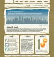 Website design template vector image