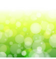 Spring forest bokeh vector image
