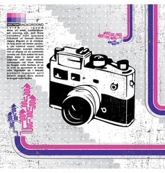 Camera vector image