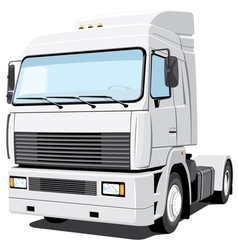 White truck vector image