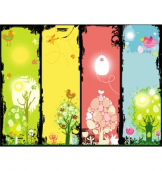 Easter banners vector image