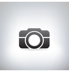 Stylized photo camera vector image
