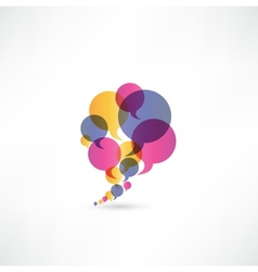 Speech Bubbles Icon vector image