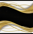 Black background vector image
