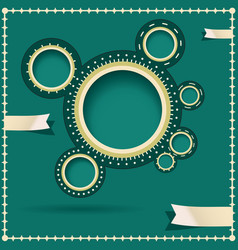 Abstract web design bubble vector image