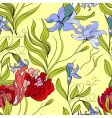 Summer seamless pattern vector image