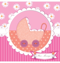 Baby Shower Card vector image