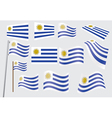 Flag of Uruguay vector image