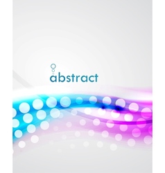 Abstract blur wave background vector image