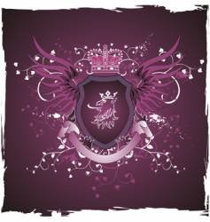Griffin's head emblem Griffin's head emblem vector image