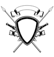 Frame with board vector image