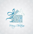 Christmas present vector image