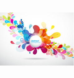 Abstract Floral background vector image