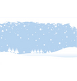 Snow scene vector image