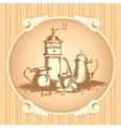 Coffee label vector image