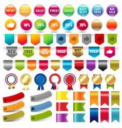 Various Labels vector image