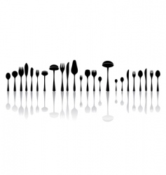 Cutlery vector image
