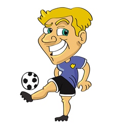 Soccer football player Soccer football player vector image